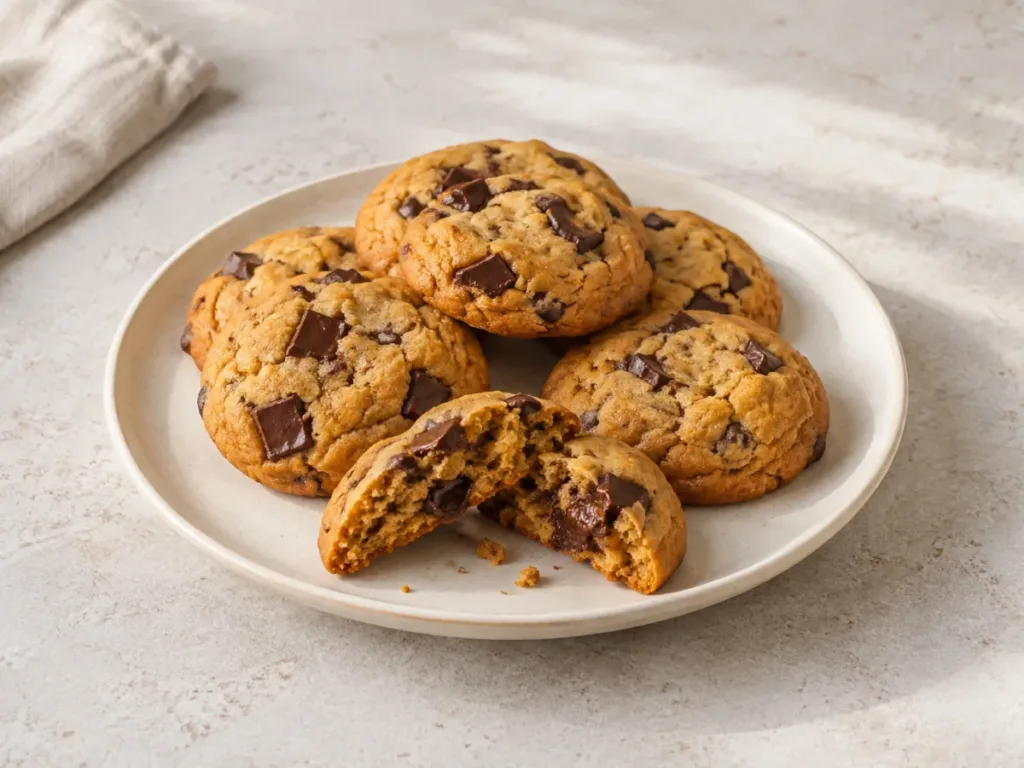 Cookies au potimarron et chocolat noir
