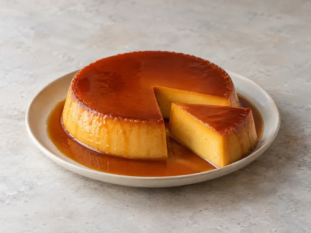 Flan au potimarron et au caramel
