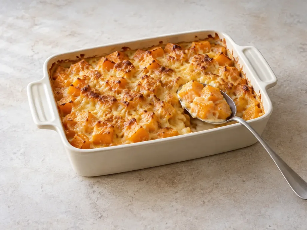 Gratin de courge au comté : une recette facile au four
