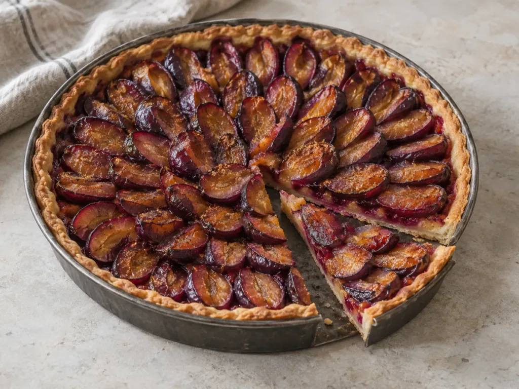 Tarte aux quetsches alsacienne : la recette traditionnelle facile