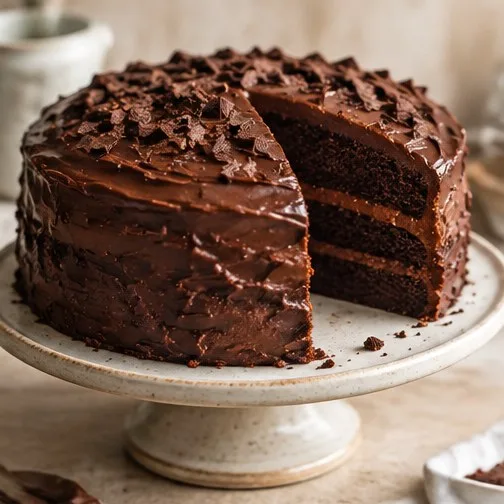 Gâteau au chocolat, cœur tendre