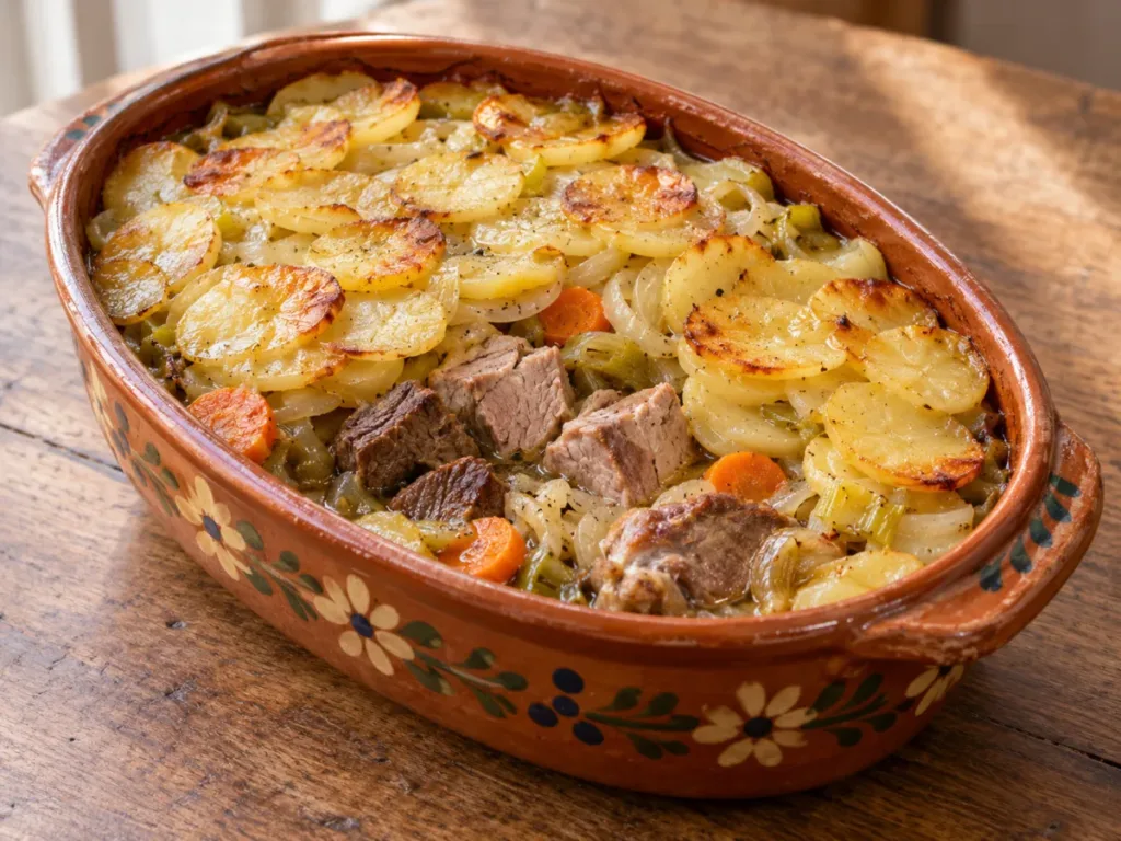 Baeckeoffe alsacien aux trois viandes traditionnel